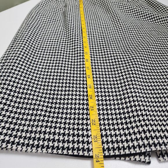 Talbots Womens Vintage Worsted Wool Gingham Skirt Size 12 Straight Knee Length - Picture 10 of 10